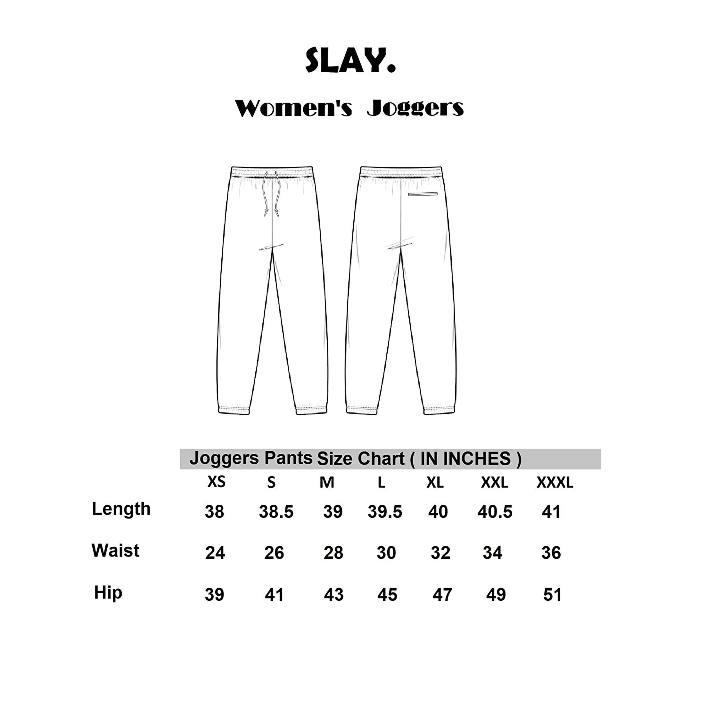 SLAY. Women's Classic Black Jogger Pants