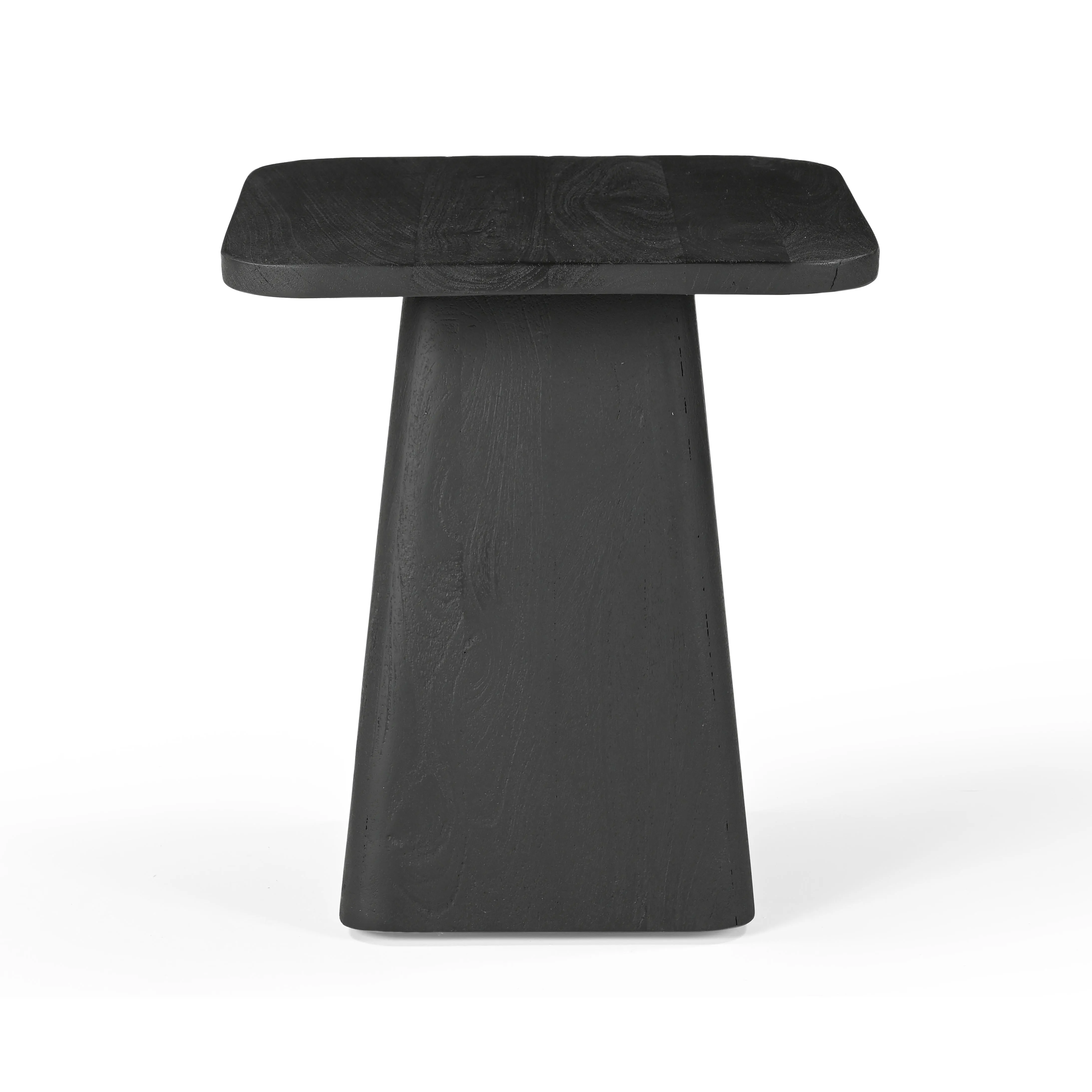 SLENDER Black Wood Side Table