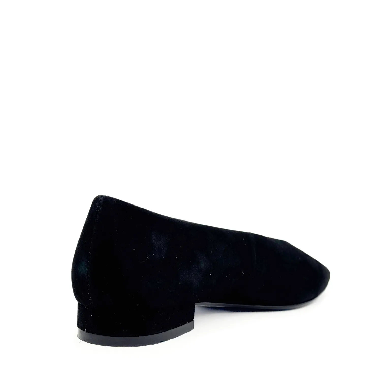 Slick Suede Ballet Flats