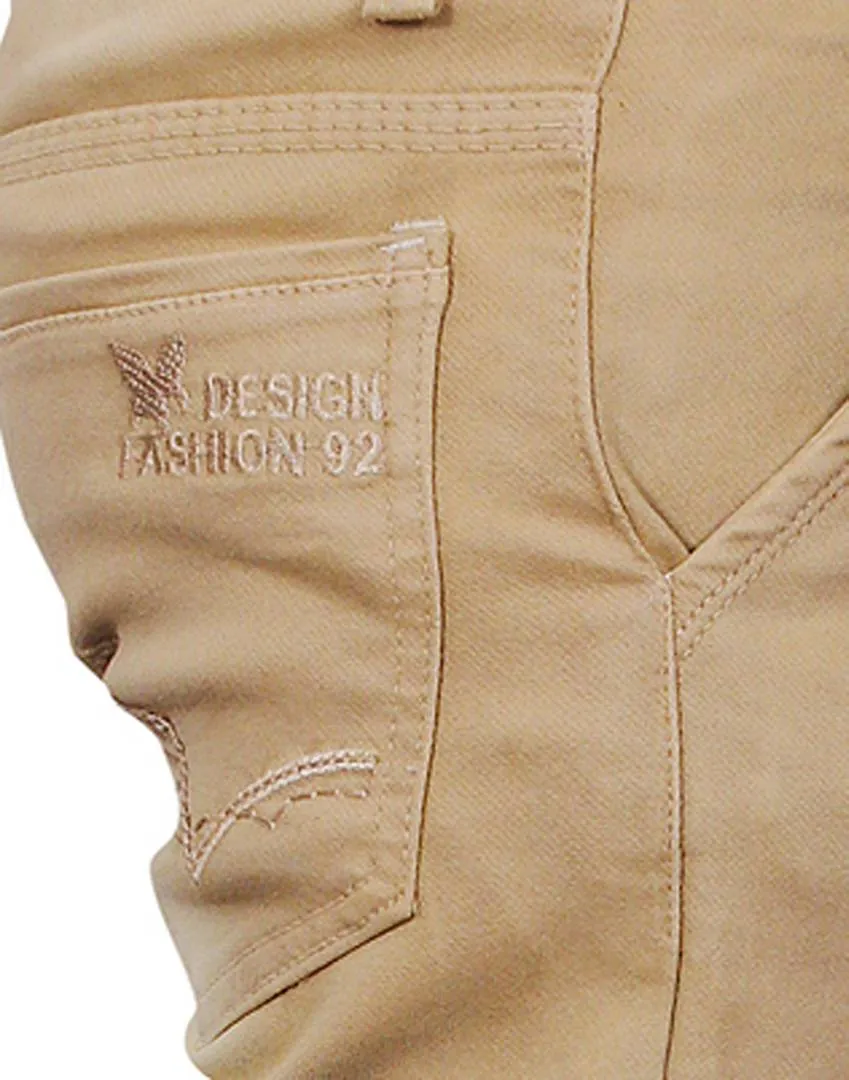 Slim Fit Beige Colour Jeans