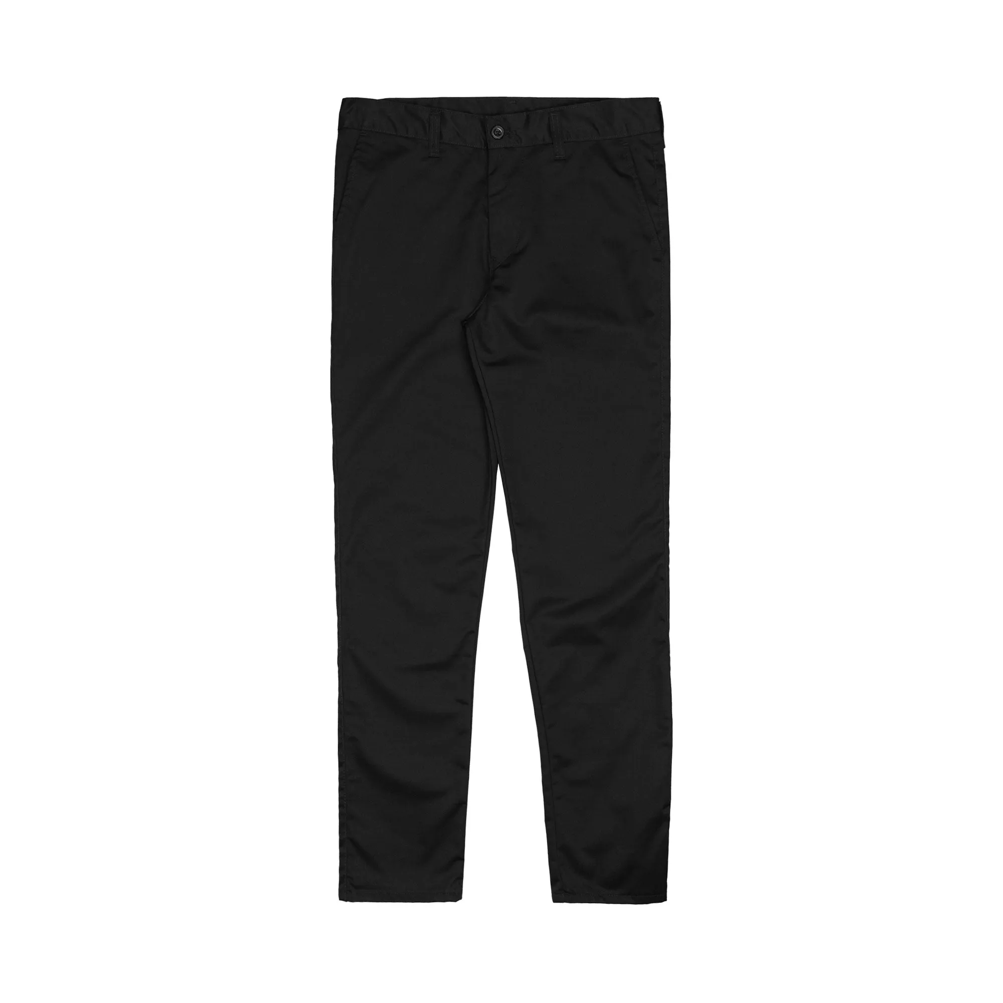 SLIM-FIT BLACK CHINO PANTS