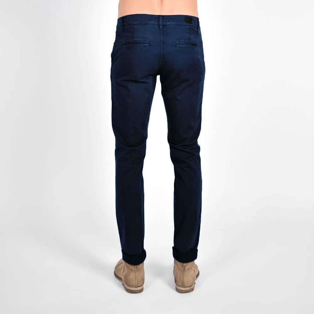 Slim Fit Chino Pants - Navy