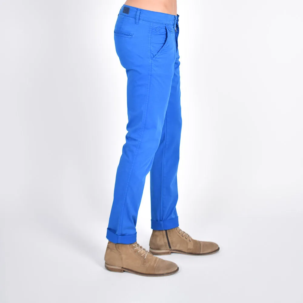 Slim Fit Chino Pants - Sapphire Blue