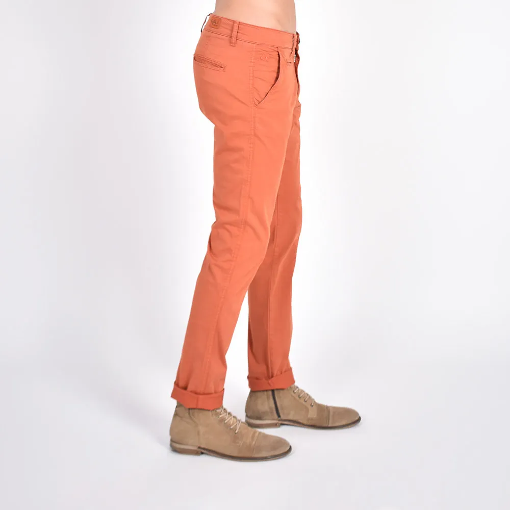 Slim Fit Chino Pants - Terra Orange