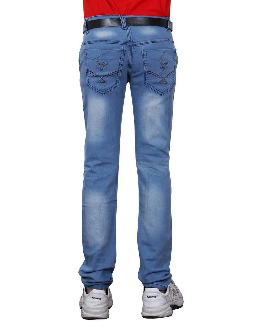 Slim Fit Sky Blue Colour Jeans