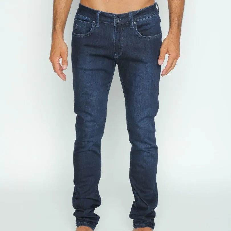 Slim Fit Stretch Dark Denim Jeans #EIG-29