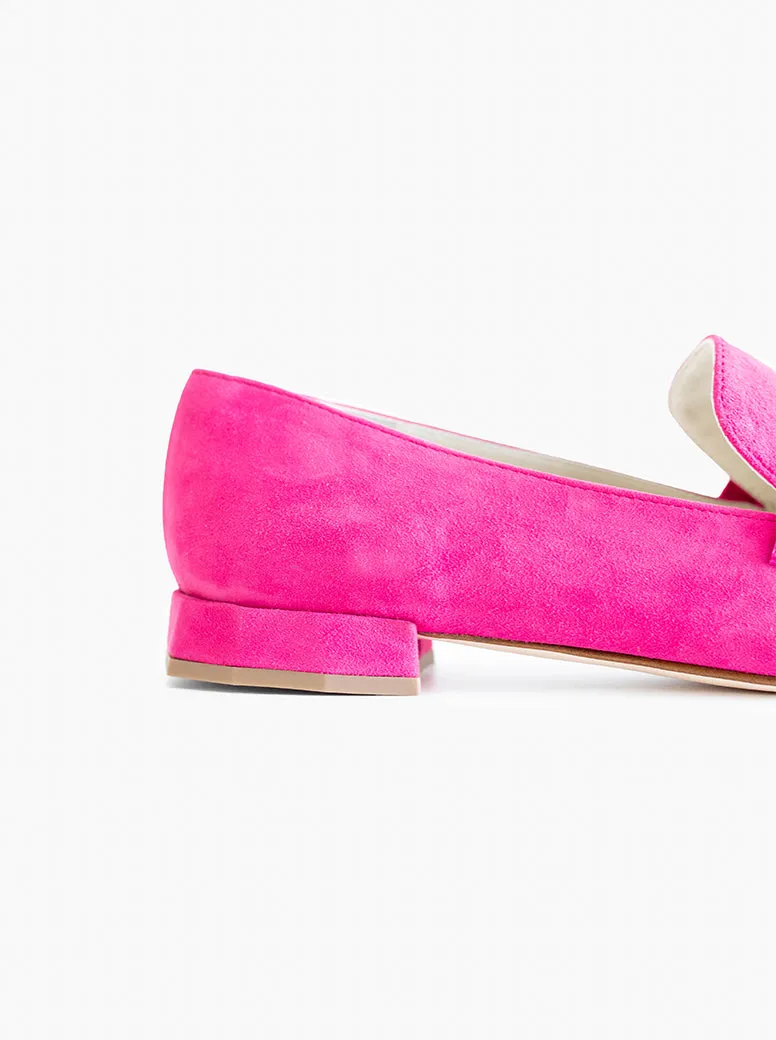 Sloan pink suede