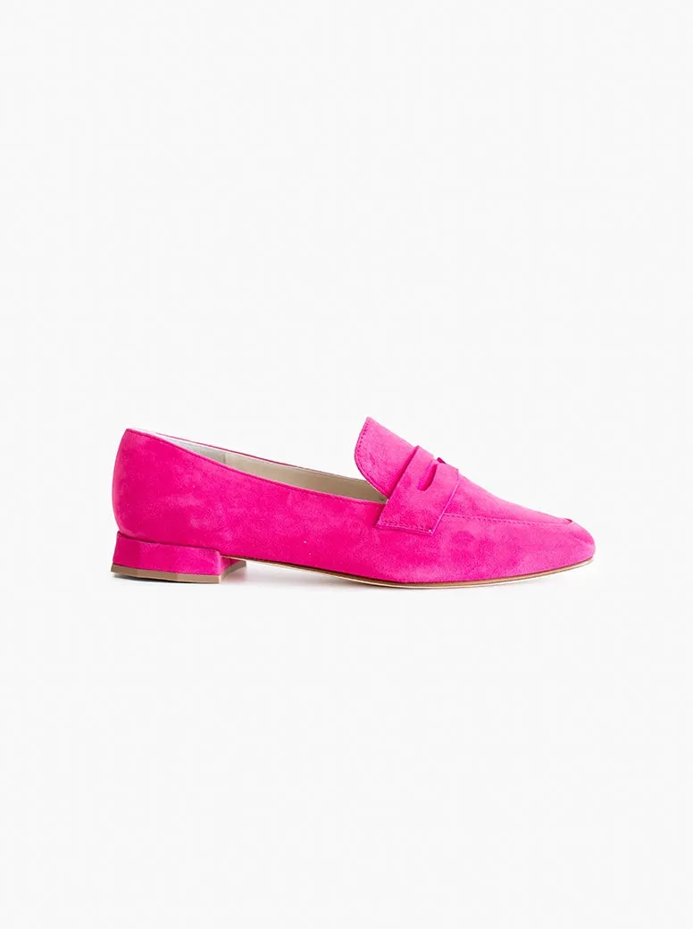 Sloan pink suede