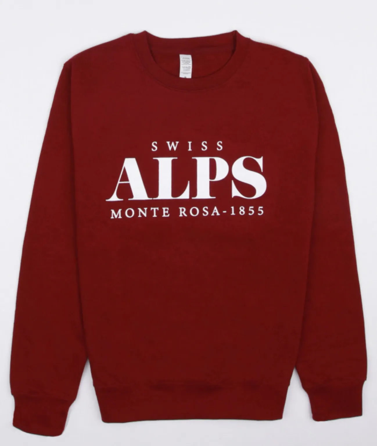 Slogan swiss alps sweatshirt