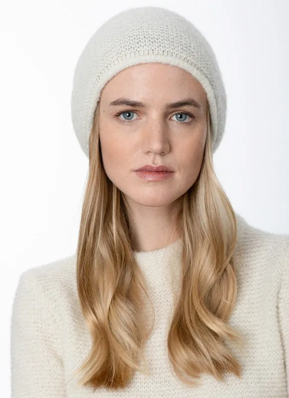 Slouchy Beanie - Forget Me Not - Fisherman Out of Ireland