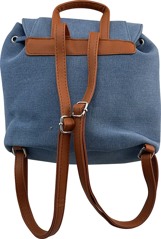 Small Denim Backpack