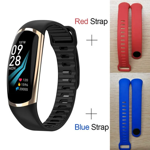 Smart Bracelet R16 Men Women Heart Rate Watch Sleep Monitor Blood Pressure Fitness Tracker Android IOS Color Message Sport Band