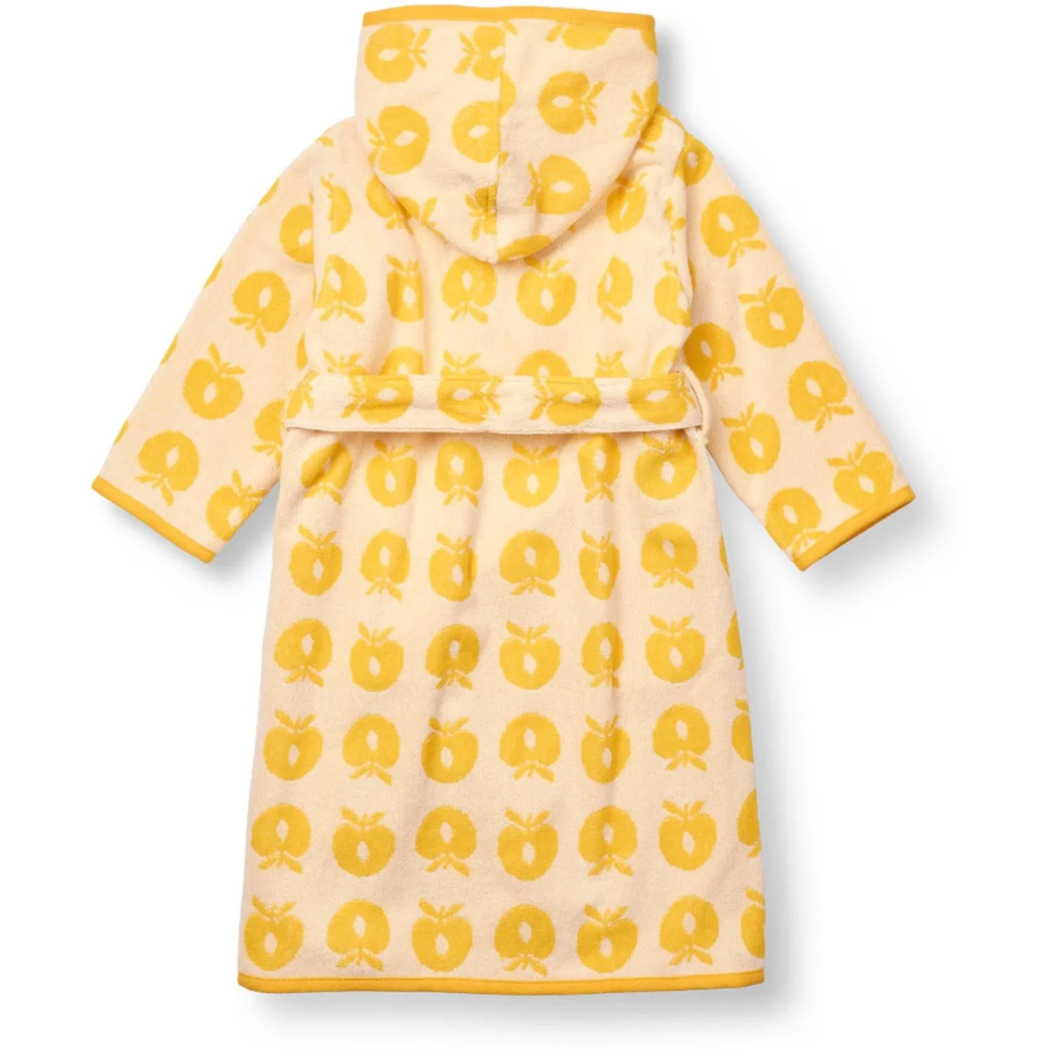 Småfolk Yellow Bathrobe Med Æbler