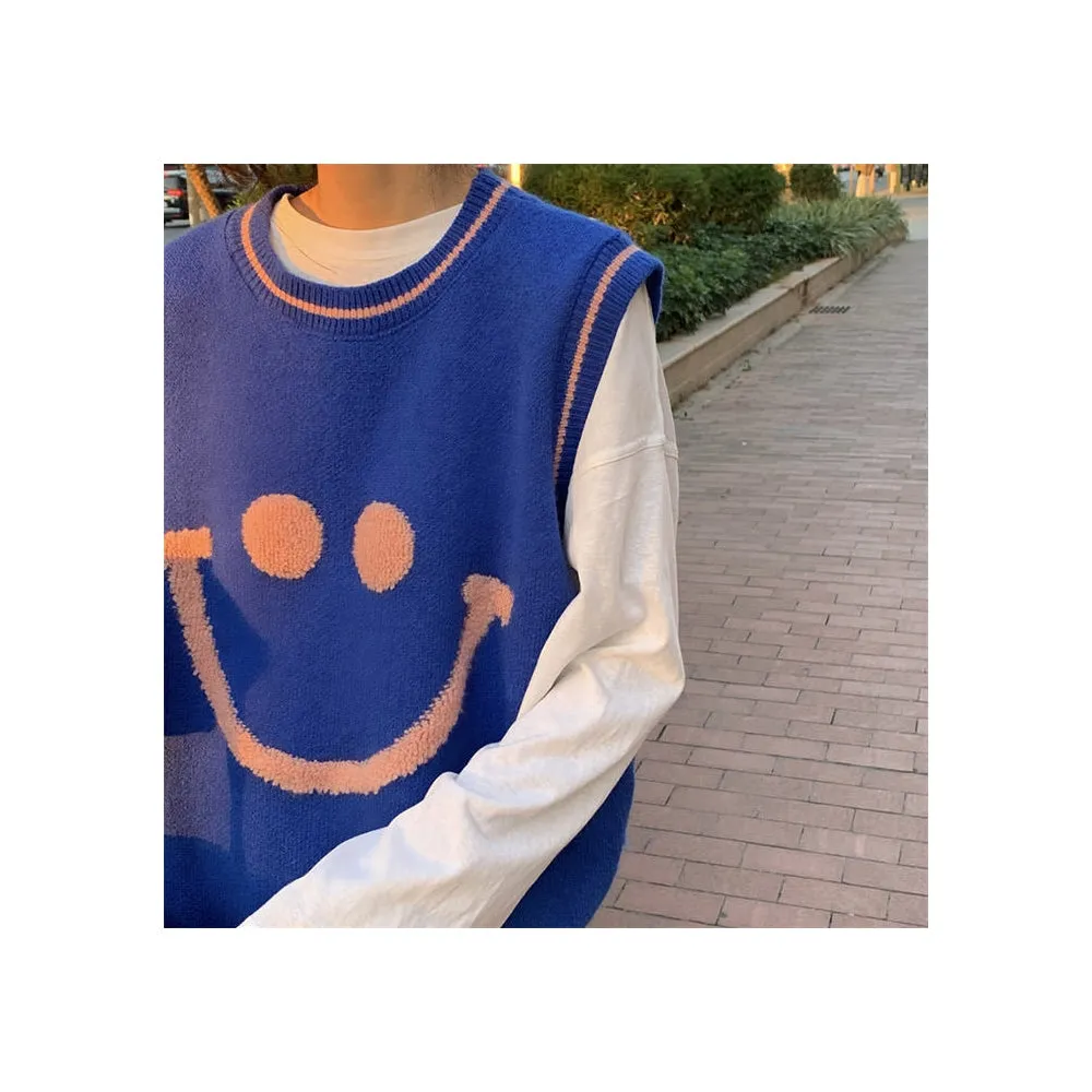 Smiley Face Indie Vest