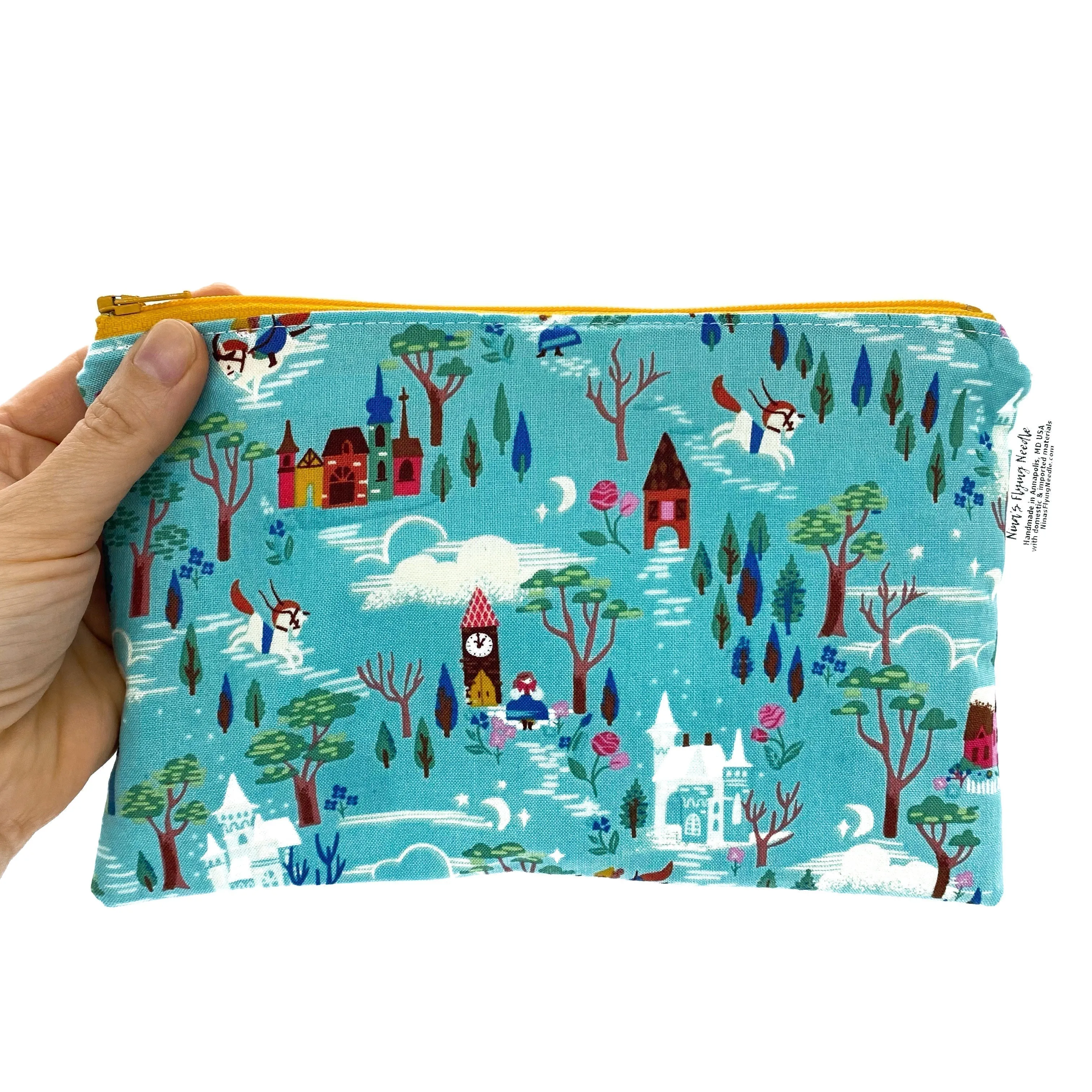 Snack Sized Reusable Zippered Bag Unicorn Kingdom