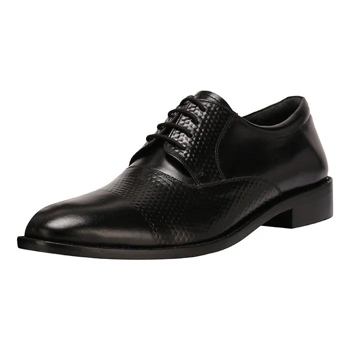 Snazzy Leather Oxford Style Dress Shoes