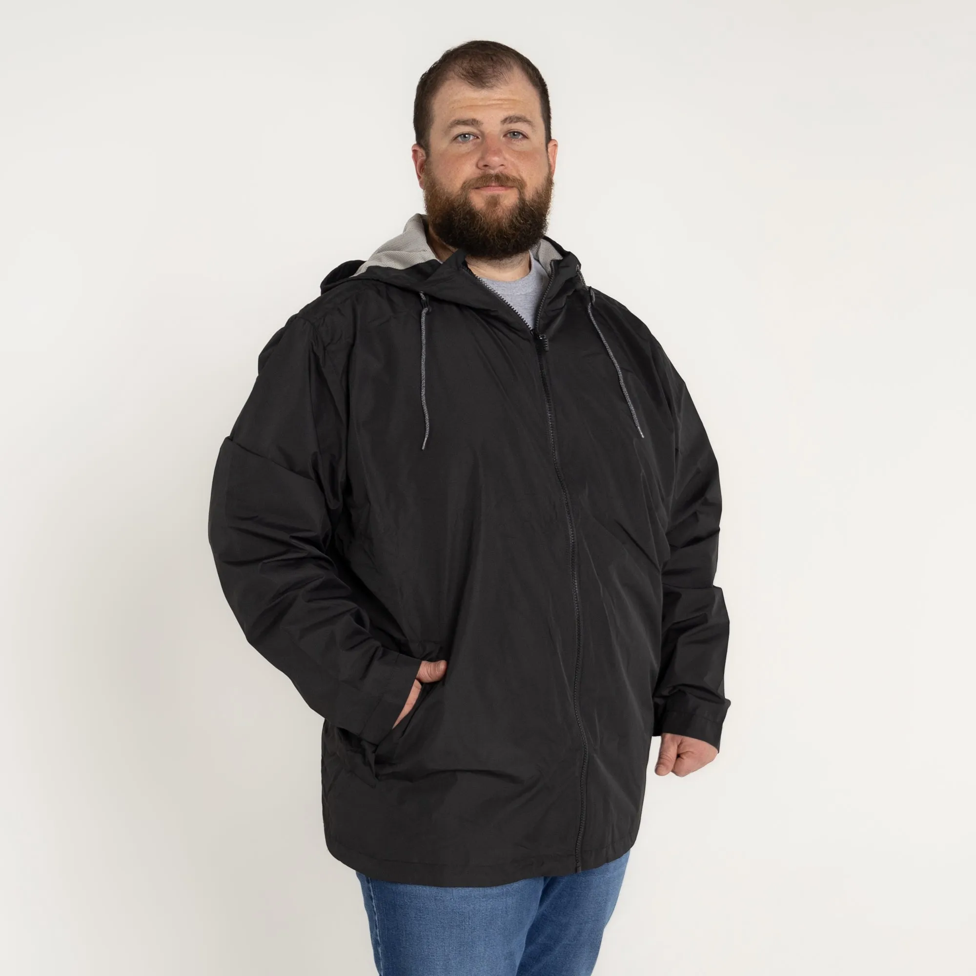 Snow Country Outerwear Men’s Big Rain Jacket  Windguard Windbreaker 3XL-7XL