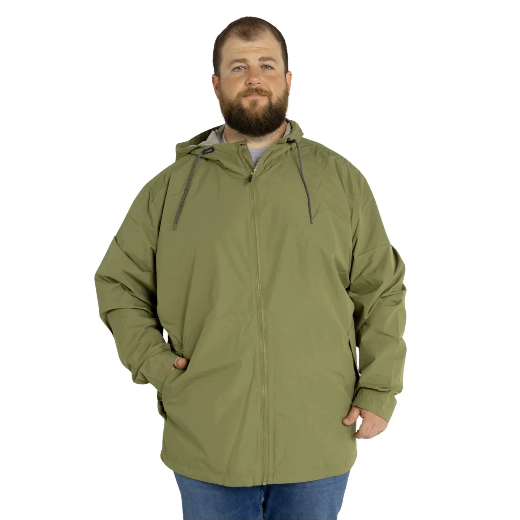 Snow Country Outerwear Men’s Big Rain Jacket  Windguard Windbreaker 3XL-7XL