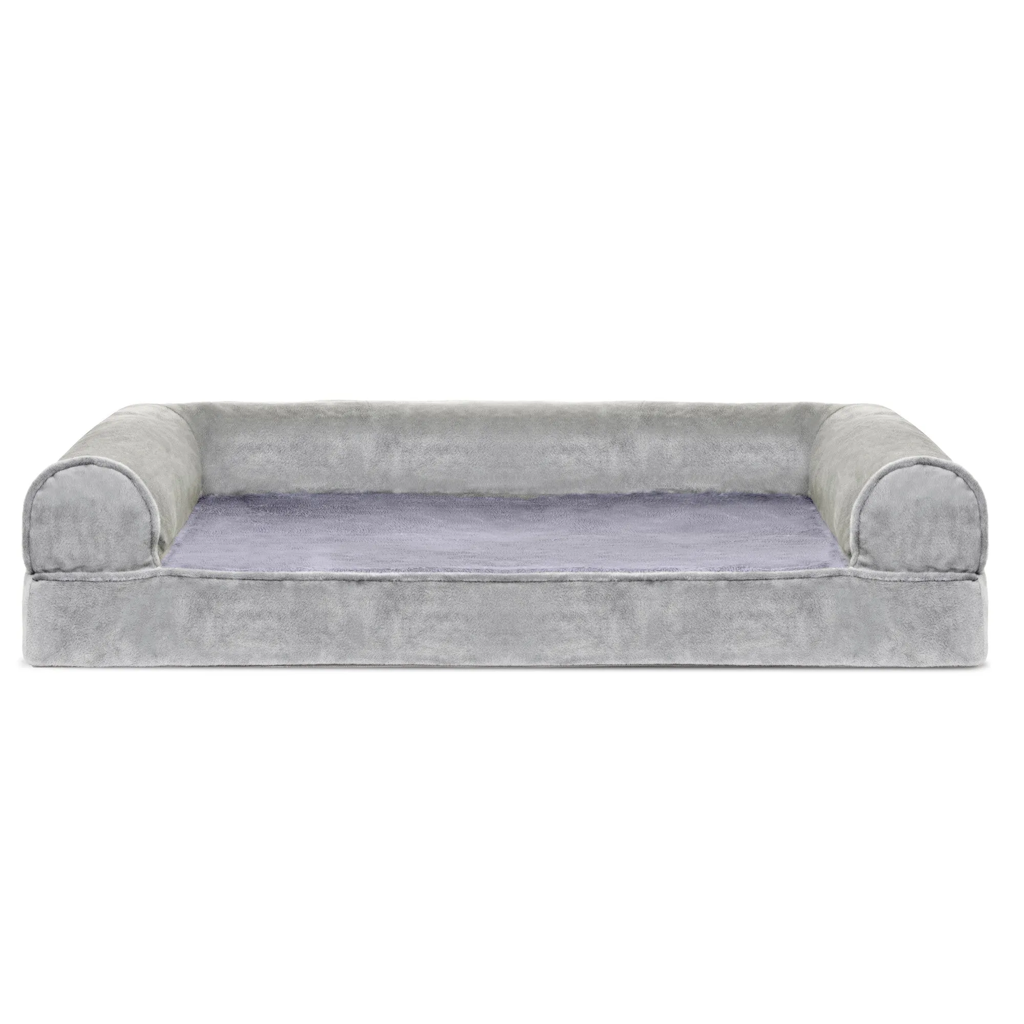 Sofa Dog Bed - Faux Fur & Velvet