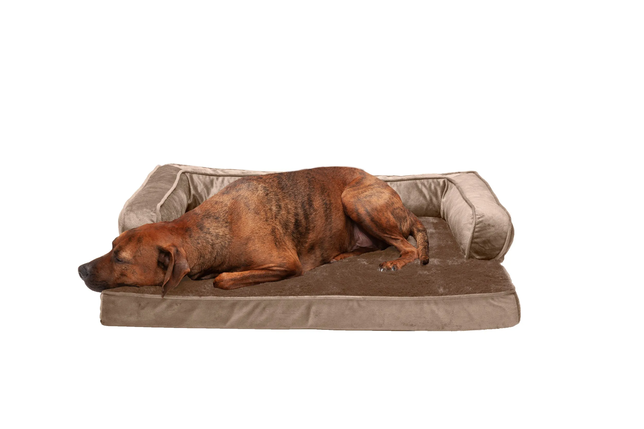 Sofa Dog Bed - Plush & Velvet Comfy Couch