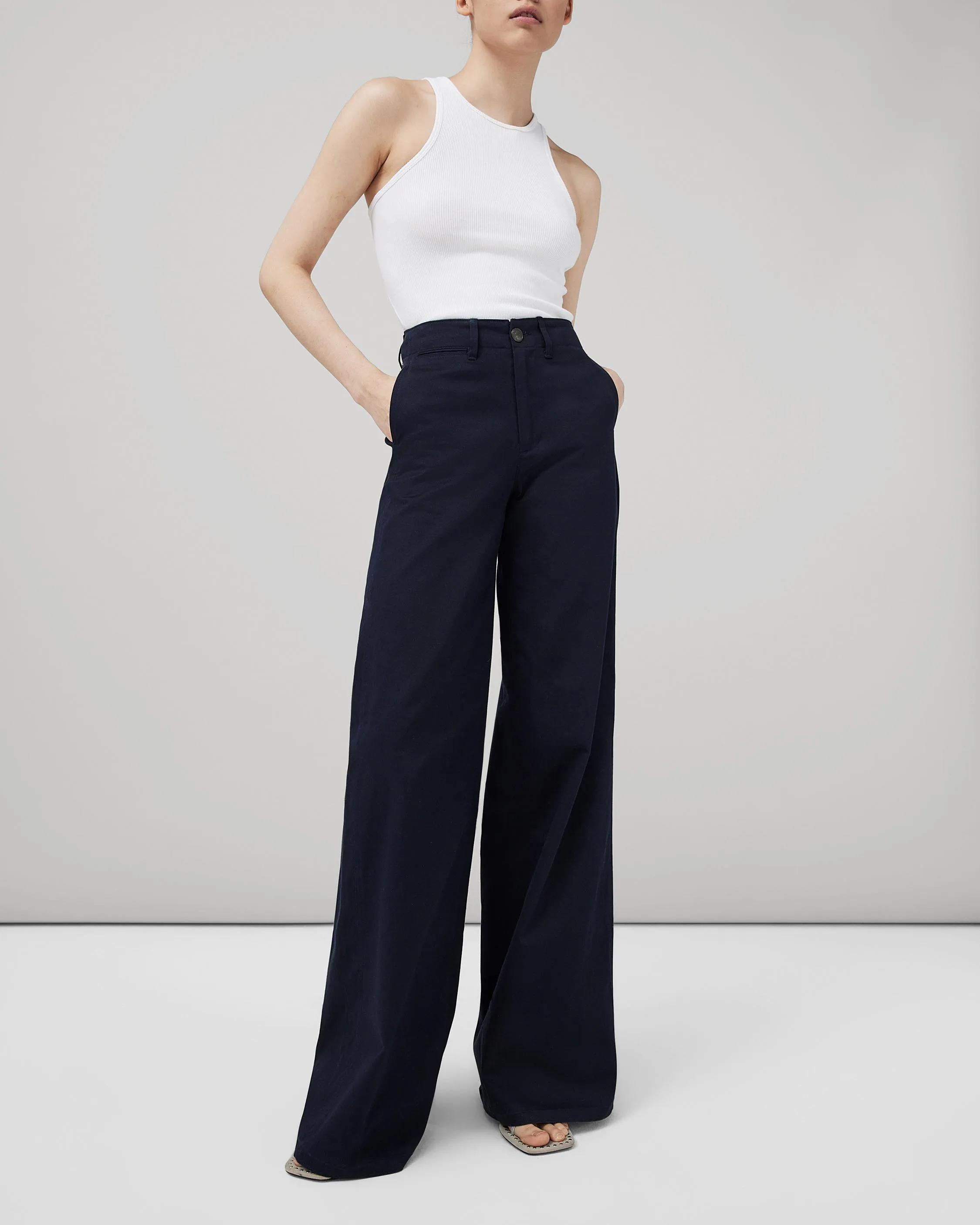 Sofie Wide Leg Chinos