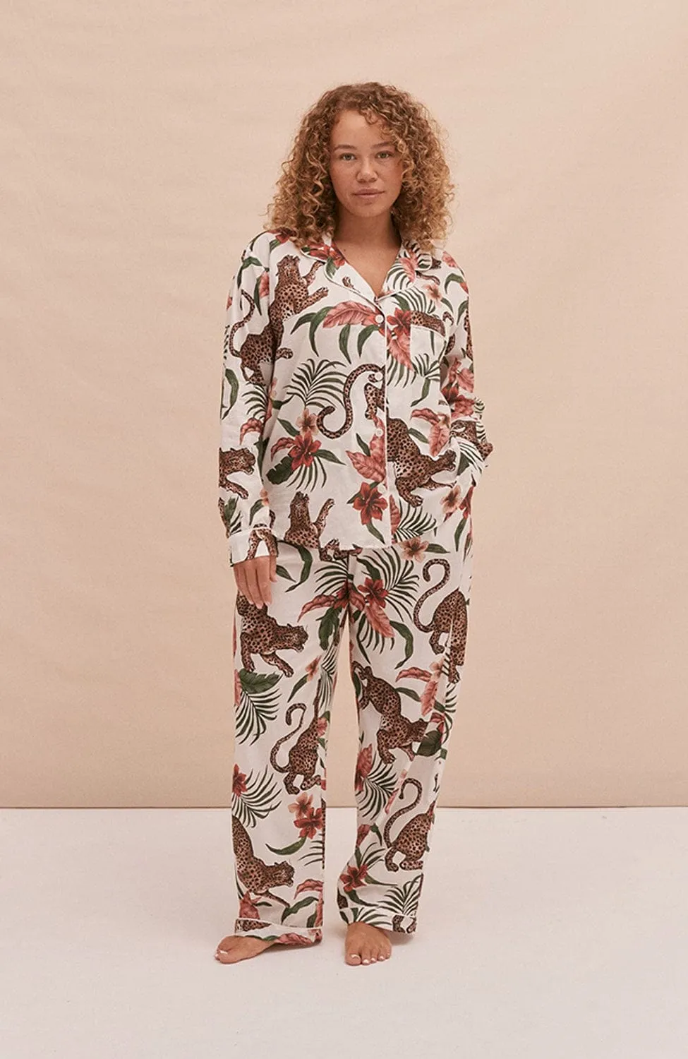 Soleia Organic Cotton Long Pajama Set