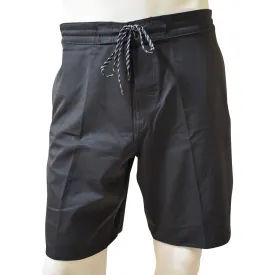 Solid Color Men's Lasso Waist Boardshorts with Pockets, Quick Dry Board Shorts, Beach Shorts, Swim Trunks, Sportwear