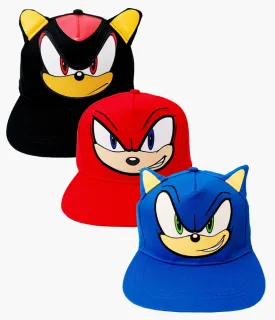 Sonic the Hedgehog & Friends Character Snapback Caps