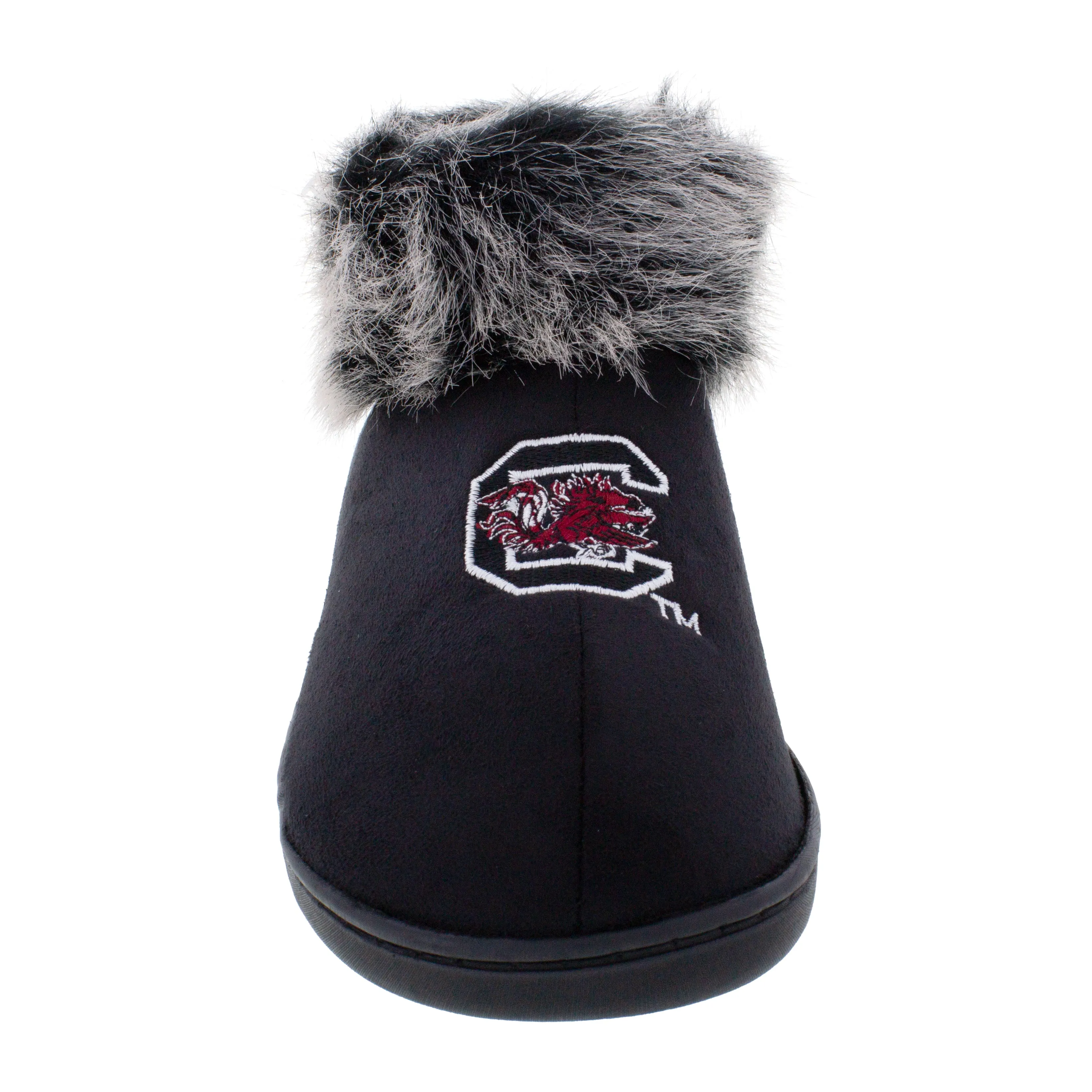 South Carolina Gamecocks Faux Sheepskin Furry Top Slipper