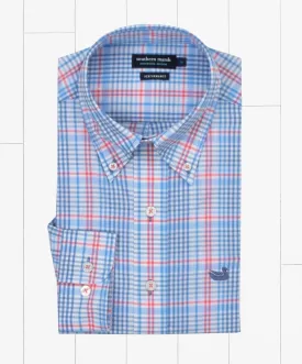 Southern Marsh - Shores Windowpane Performance Dress Shirt