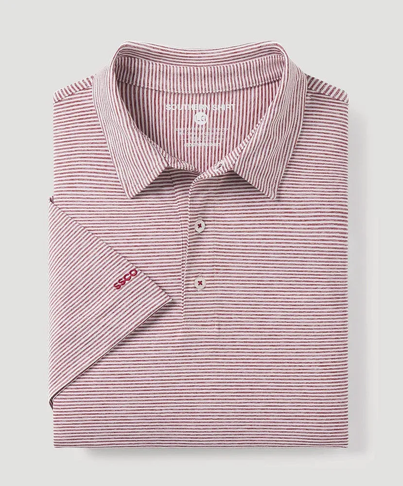 Southern Shirt Co - Heather Madison Stripe Polo