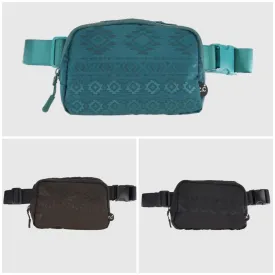 Southwest Patterned CC Belt Bag