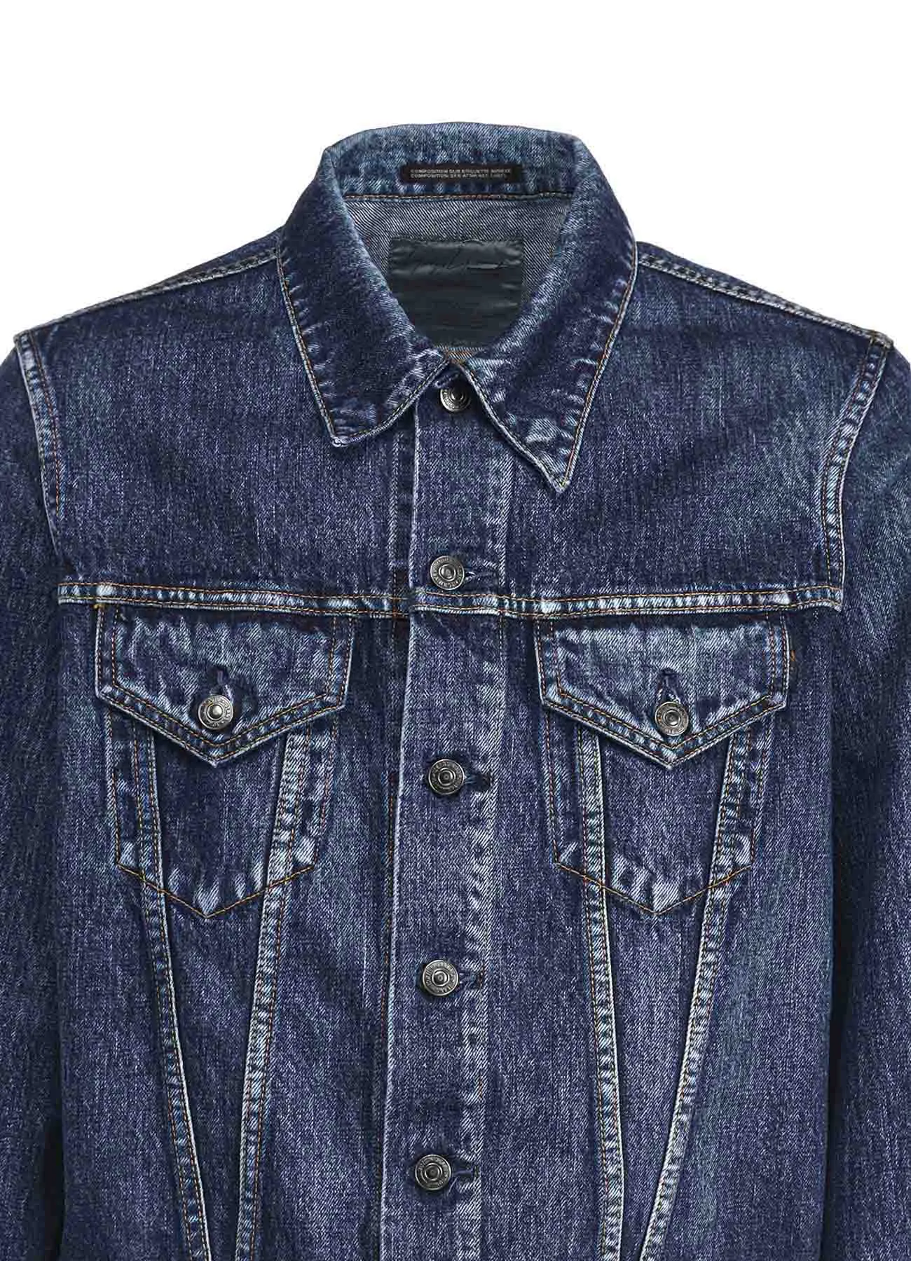 SP 14OZ MW DENIM BUTTON-DOWN JACKET