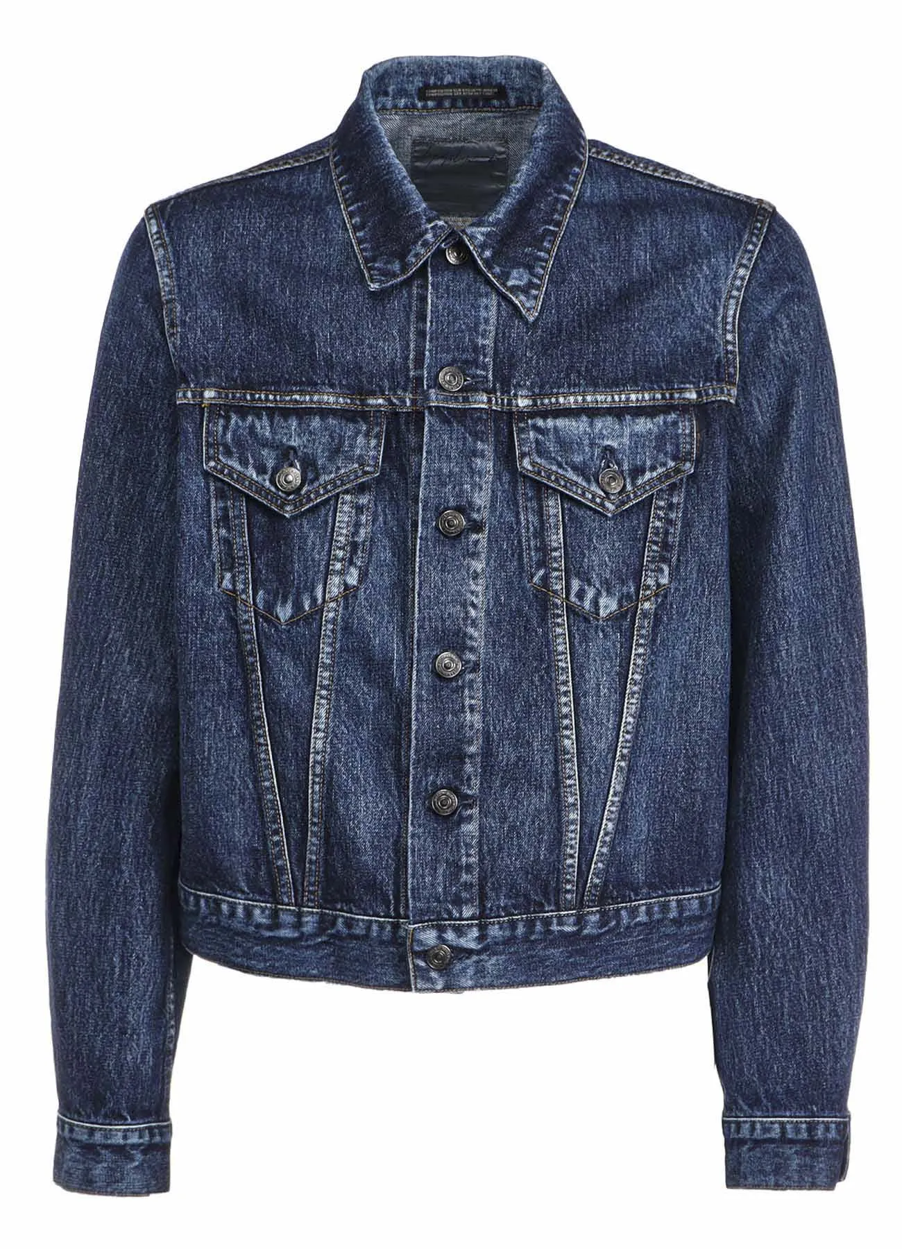 SP 14OZ MW DENIM BUTTON-DOWN JACKET