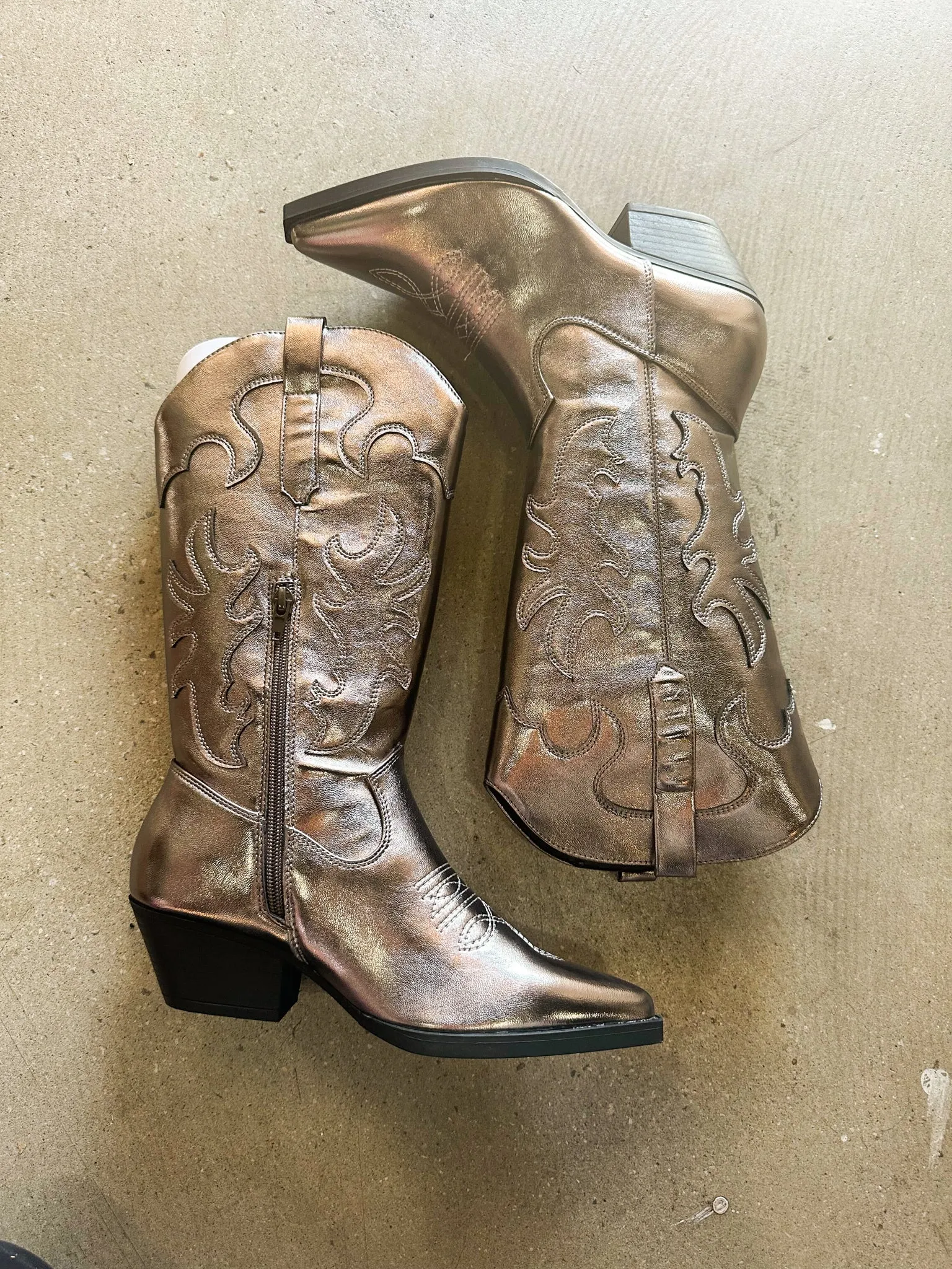 Space Cowgirl Boots - Gunmetal