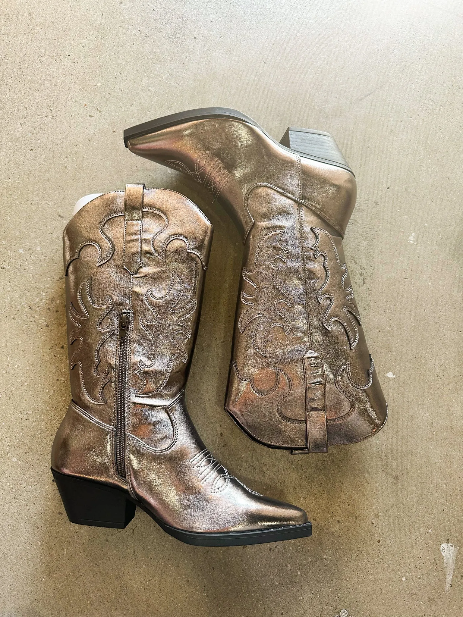 Space Cowgirl Boots - Gunmetal