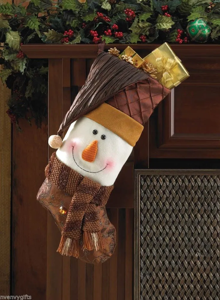 Sparkle SNowman Stocking