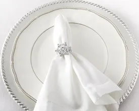 Sparkling Snowflake Napkin Ring (Set of 4)