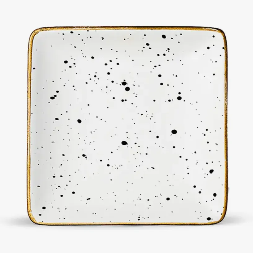 Speckled Porcelain Soap Dish