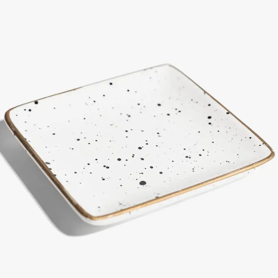 Speckled Porcelain Soap Dish