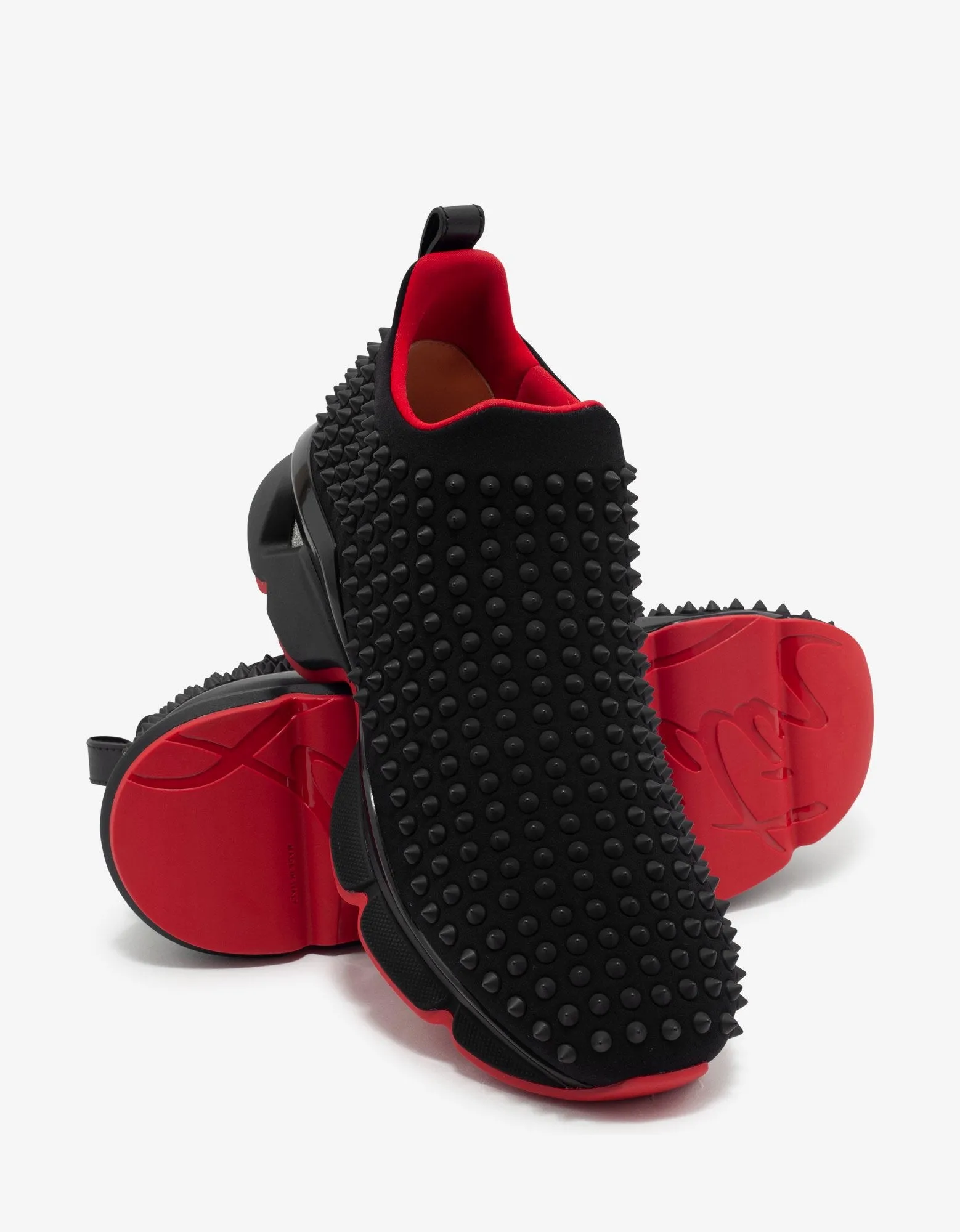 Spike-Sock Black Neoprene Trainers