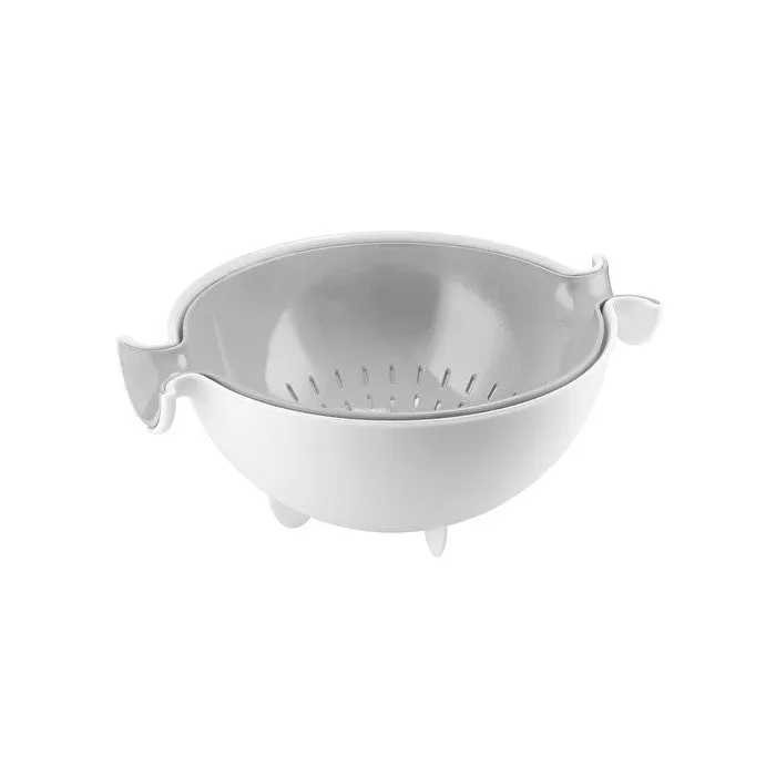 Spin & Drain Colander & Bowl Set