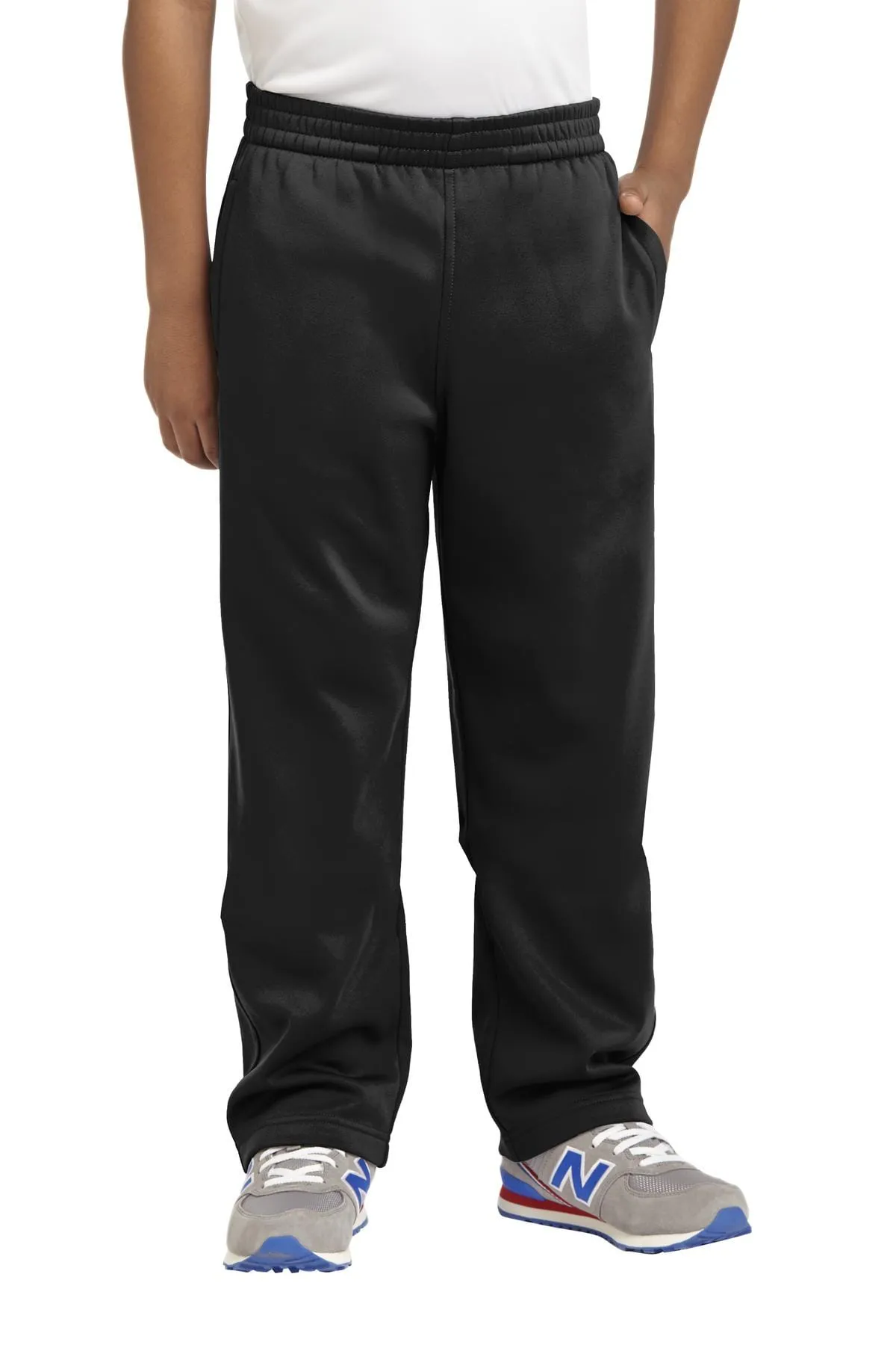 Sport-Tek YST237: Youth Sport-Wick Fleece Pant