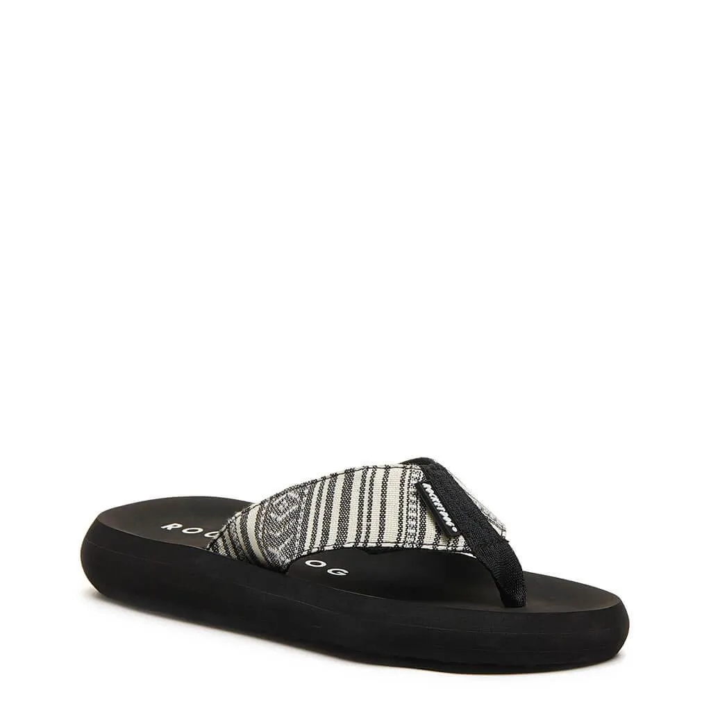 Spotlight Black Aztec Flip Flop