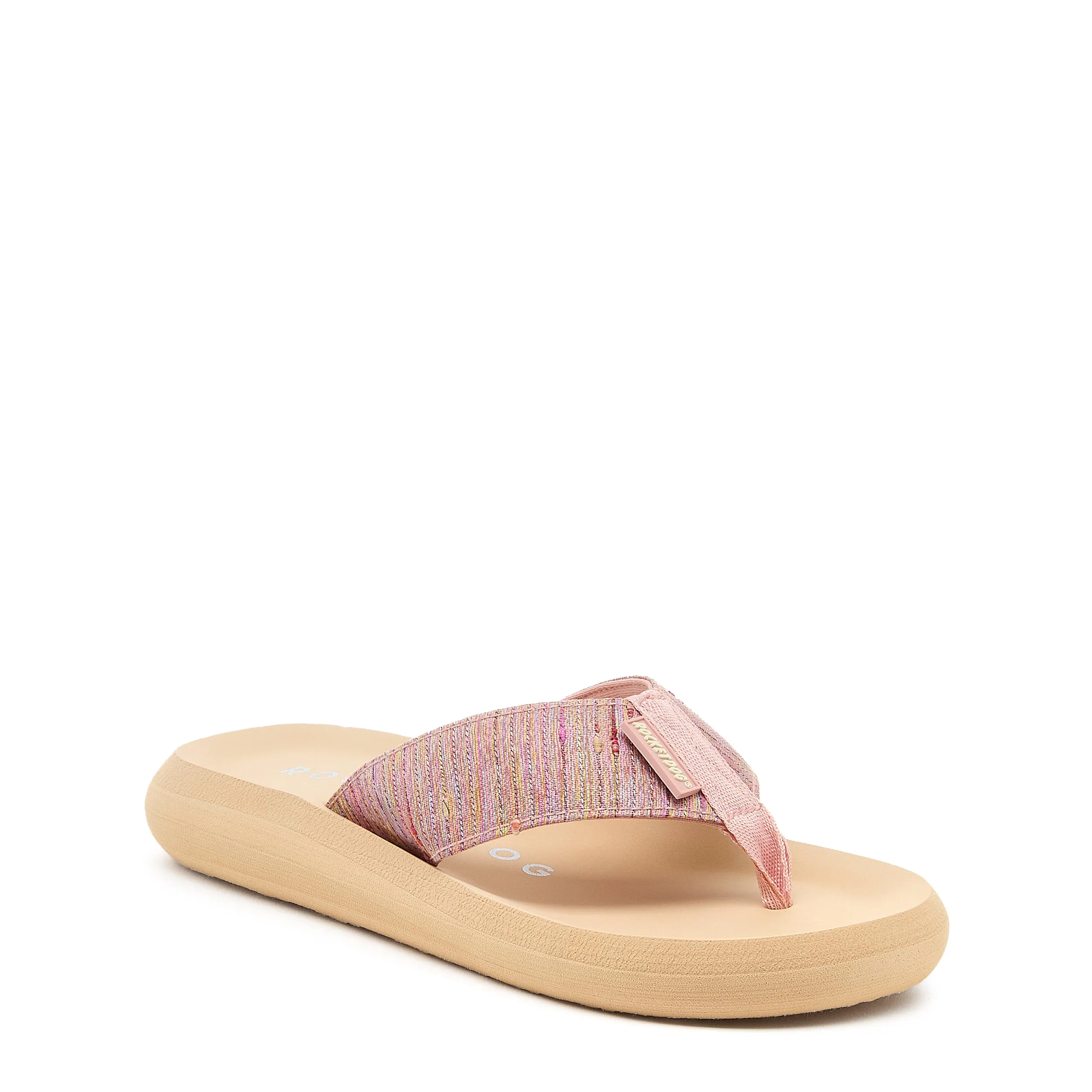 Spotlight Pink Perry Stripe Flip Flop