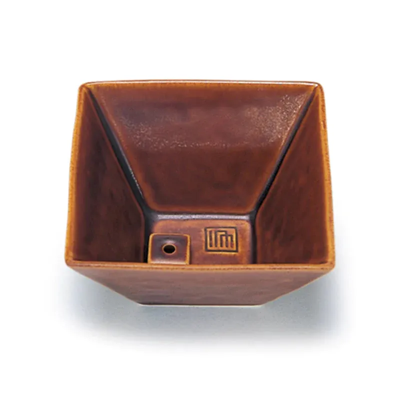 Square Ceramic Incense Bowl