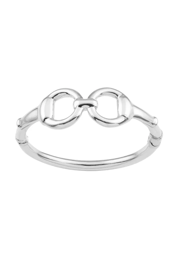 SS27 Snaffle Bit Hinged Bangle