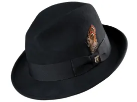 Stacy Adams Chelsea Wool Felt Stingy Brim Fedora