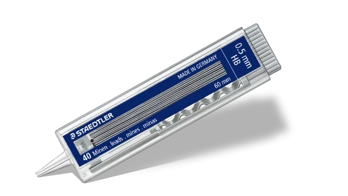 STAEDTLER PENCIL LEAD HB 0.7MM 40'S