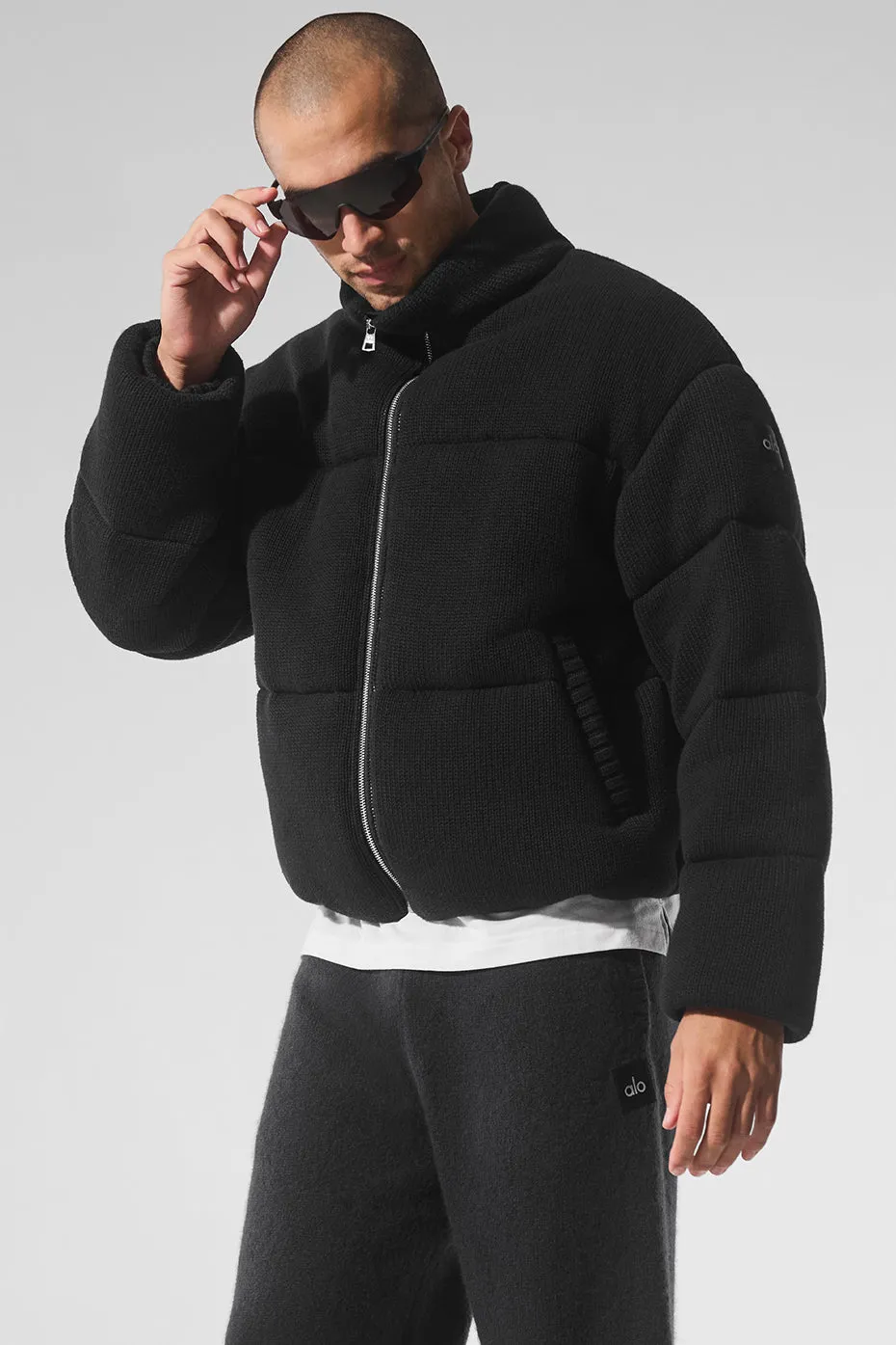 Stage Sweater Puffer - Black